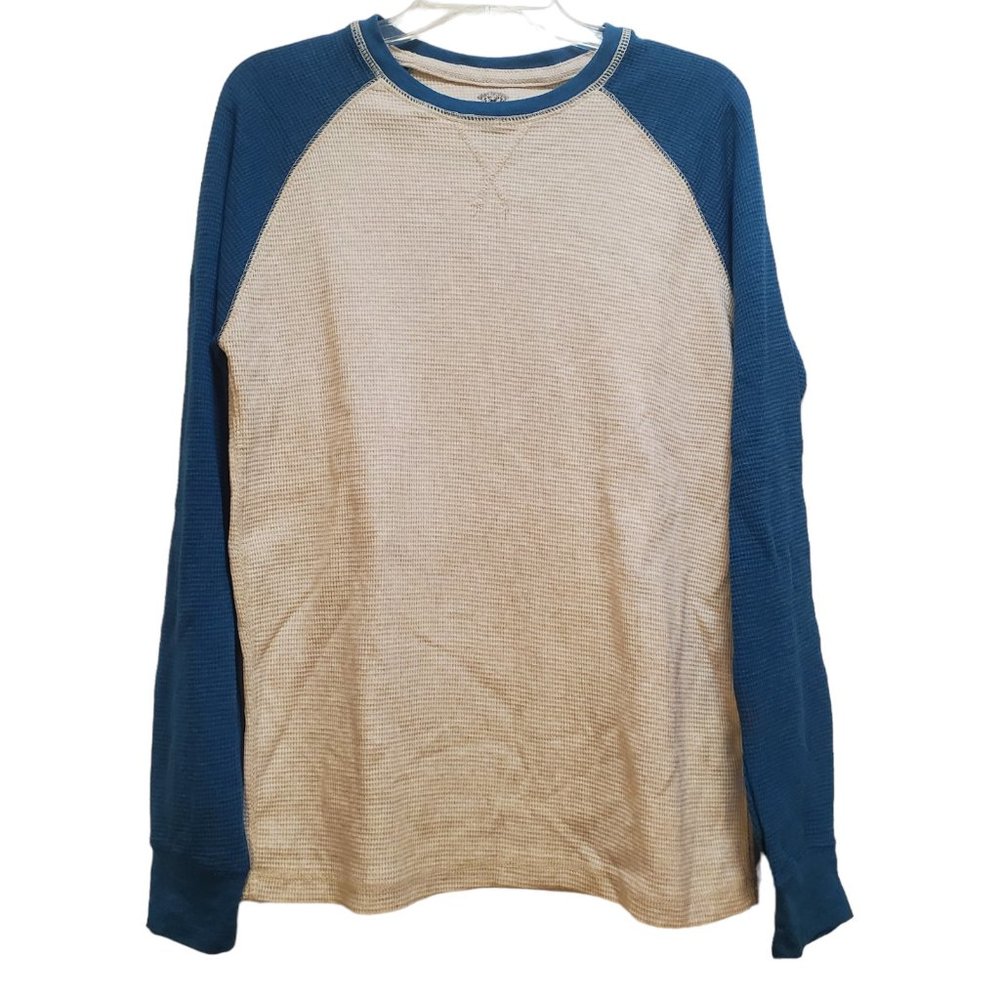 Roebuck & Co Man NWOT Size S Crew Neck Long Raglan‎ Sleeve Sweatshirt Ivory